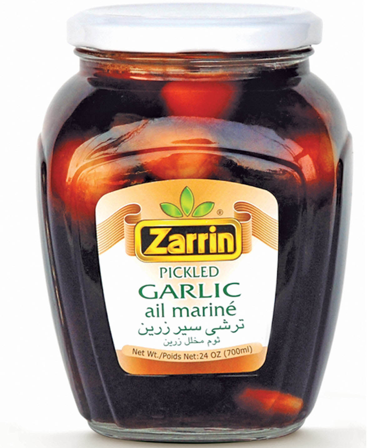 Zarrin Pickled Bulb Garlic In Glass Jar Zarrin Pickled Bulb Garlic In Glass Jar