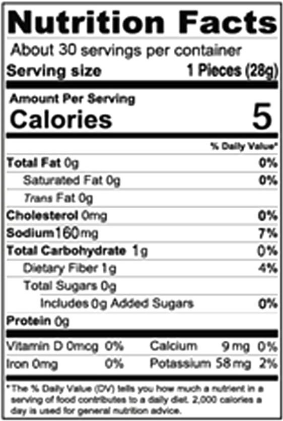 Zarrin Pickled Mixed Vegetables In Glass Jar 53OZ Nutrition Facts Zarrin Pickled Mixed Vegetables In Glass Jar 53OZ Nutrition Facts