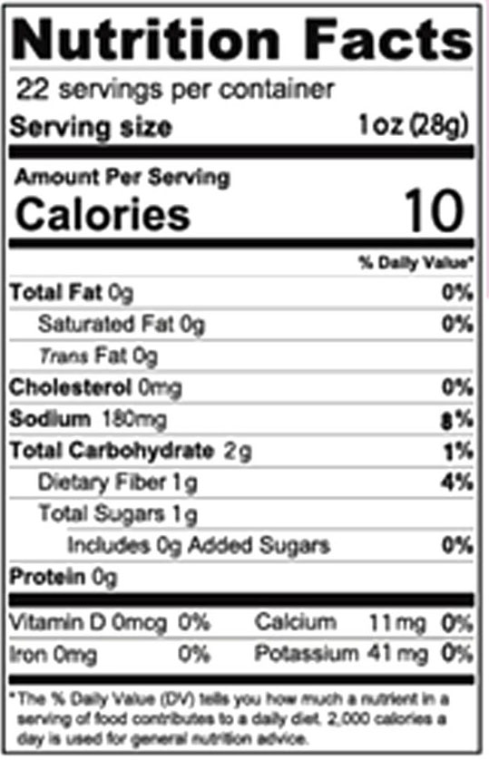 Zarrin Torshi Litteh In Glass Jar Nutrition Facts Zarrin Torshi Litteh In Glass Jar Nutrition Facts